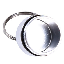 Load image into Gallery viewer, Portable Toothpick Holders – Keychain with Screw Cap in Aluminum &amp; Wood Designs
