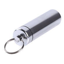 Load image into Gallery viewer, Portable Toothpick Holders – Keychain with Screw Cap in Aluminum &amp; Wood Designs
