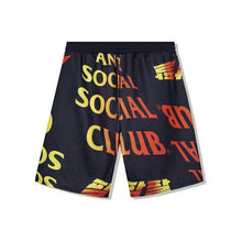 Load image into Gallery viewer, Anti Social Social Club Whisped Terry Fleece Shorts Black
