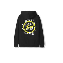 Load image into Gallery viewer, Anti Social Social Club x Fragment Yellow Bolt Hoodie (FW19) Black
