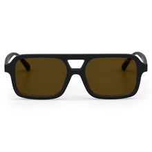 Load image into Gallery viewer, Atlas - Black Squared Sunglasses
