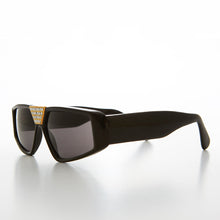 Load image into Gallery viewer, Flat Top Vintage Sunglass with Rhinestone Bridge - Wiz
