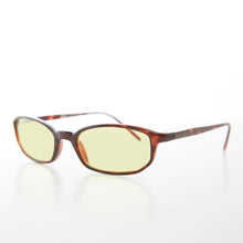 Load image into Gallery viewer, Small Rectangle Tinted Lens Sunglasses - Bard
