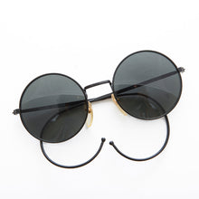Load image into Gallery viewer, Round Vintage Sunglass with Cable Temples - Barton
