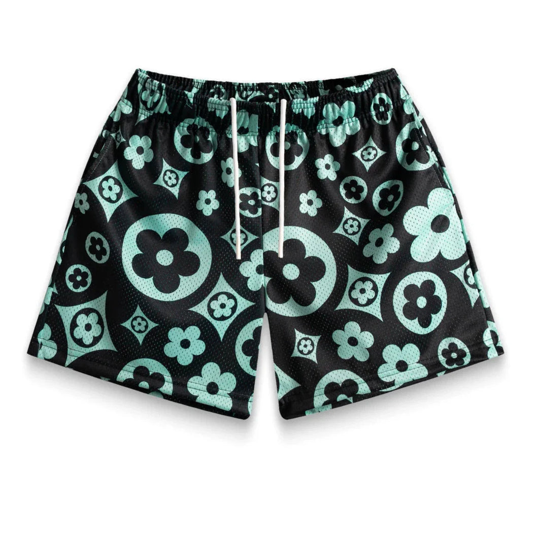 Bravest Studios Menthol Flower Shorts