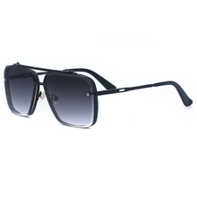 Load image into Gallery viewer, Bella - Midnight Oversized Squared Aviators
