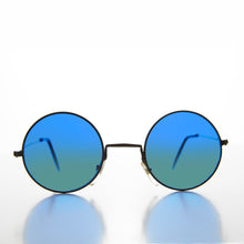 Load image into Gallery viewer, Round Ocean Lens Hippy Vintage Sunglasses - Agean
