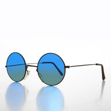 Load image into Gallery viewer, Round Ocean Lens Hippy Vintage Sunglasses - Agean
