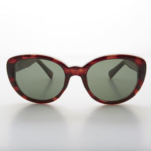Load image into Gallery viewer, Round Cat Eye Sunglass with Glass lens and Thick Frame - Betsy
