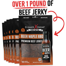 Load image into Gallery viewer, Beer Maple BBQ Beef Jerky - 6 bags (1lb)
