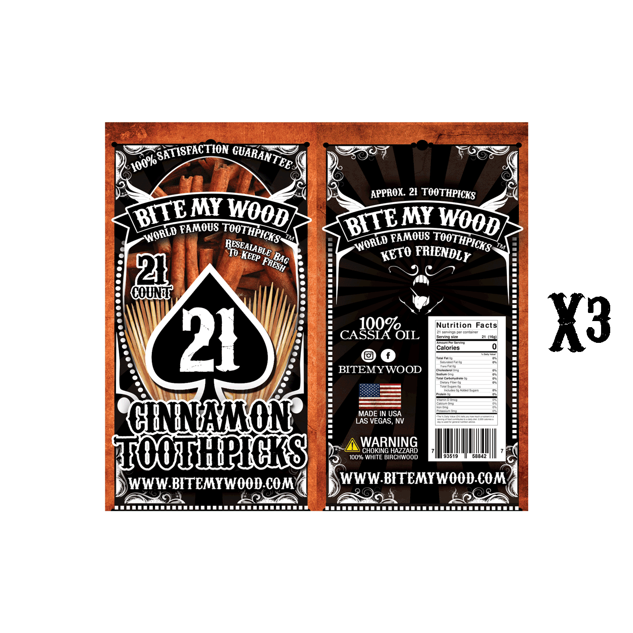 Wooden Flavored Toothpicks | Best Chewing Toothpicks | BiteMyWood