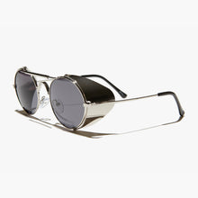 Load image into Gallery viewer, Oval Steampunk Sunglass with Folding Side Shields - Bram 3
