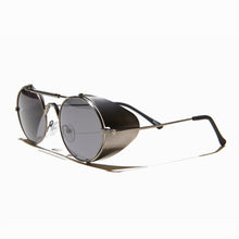 Load image into Gallery viewer, Oval Steampunk Sunglass with Folding Side Shields - Bram 3
