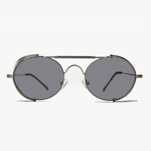 Load image into Gallery viewer, Oval Steampunk Sunglass with Folding Side Shields - Bram 3
