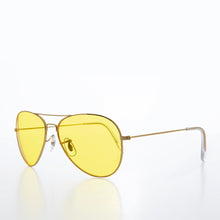 Load image into Gallery viewer, Classic Yellow Lens Pilot Sunglasses - Buck

