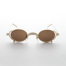 Load image into Gallery viewer, 90s Oval Goth Steampunk Vintage Sunglass - Byron
