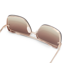 Load image into Gallery viewer, Smaller Bella Coffee - Tangle Free Aviator Sunglasses
