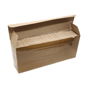 10000 Qty BiteMyWood Birchwood Double Point Toothpicks In Cardboard Sleeve