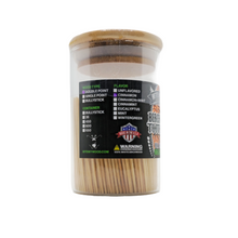 Load image into Gallery viewer, BiteMyWood 700 qty Flavored Birchwood Toothpicks Side
