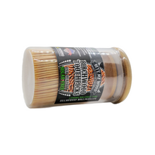 Load image into Gallery viewer, BiteMyWood 700 qty Flavored Birchwood Toothpicks Tilted

