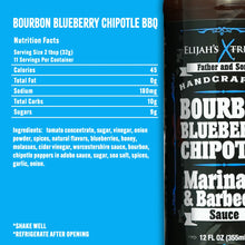 Load image into Gallery viewer, Bourbon Blueberry Chipotle BBQ Sauce &amp; Marinade
