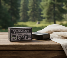 Load image into Gallery viewer, *New* VanMan's Tallow &amp; Pine Tar Soap
