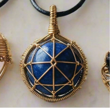 Load image into Gallery viewer, Iamevibez  Gold plated non-tarnishing wire wrapped necklace
