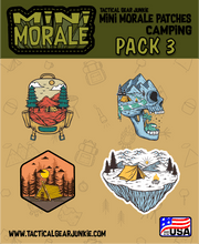Load image into Gallery viewer, Mini Morale - Wilderness Explorer- Camping Patch Pack 3
