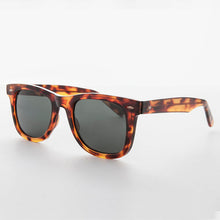 Load image into Gallery viewer, Classic Tortoiseshell Square Sunglasses - Campbell 1
