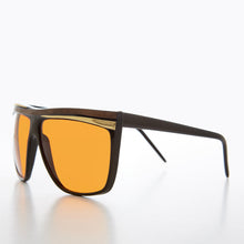 Load image into Gallery viewer, Women's 80s Large Sunglasses with Orange Lenses  - Carla
