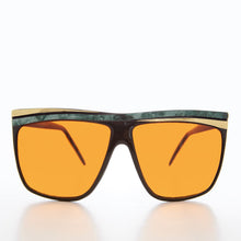 Load image into Gallery viewer, Women's 80s Large Sunglasses with Orange Lenses  - Carla
