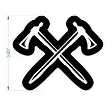 Load image into Gallery viewer, Civil Affairs - Pipehawks  - 3 inch Sticker
