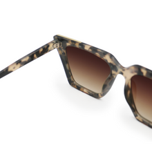 Load image into Gallery viewer, The CEO - Sustainable Tortoise Frame Brown Lens Cateye Sunglasses
