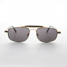 Load image into Gallery viewer, Narrow Rectangular Vintage PIlot Sunglass - Chipper

