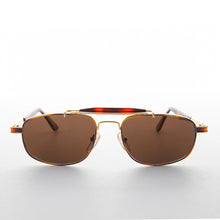 Load image into Gallery viewer, Narrow Rectangular Vintage PIlot Sunglass - Chipper
