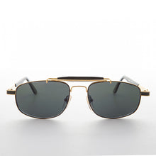 Load image into Gallery viewer, Narrow Rectangular Vintage PIlot Sunglass - Chipper
