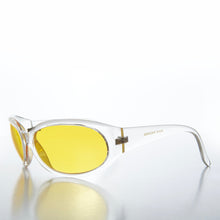 Load image into Gallery viewer, Wrap Around Yellow Lens Vintage Sunglasses - Chong
