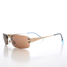 Load image into Gallery viewer, 90s Rimless Rectangular Sunglasses - Cordy
