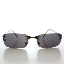 Load image into Gallery viewer, 90s Rimless Rectangular Sunglasses - Cordy
