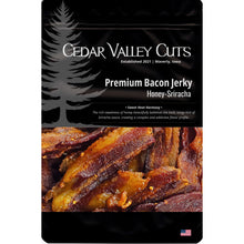 Load image into Gallery viewer, Honey-Sriracha Premium Bacon Jerky
