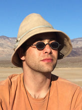 Load image into Gallery viewer, Small Oval Steampunk Vintage Sunglass - Cyberpunk
