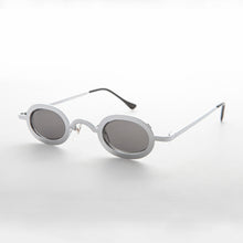Load image into Gallery viewer, Small Oval Steampunk Vintage Sunglass - Cyberpunk
