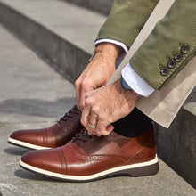 Load image into Gallery viewer, The Cap-Toe (Coffee)
