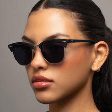 Load image into Gallery viewer, The Masters – Black Clubmaster Sunglasses
