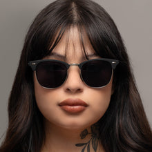 Load image into Gallery viewer, The Masters – Black Clubmaster Sunglasses
