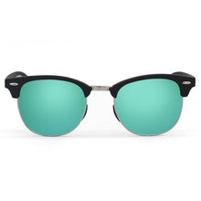 Load image into Gallery viewer, The Masters – Mirrored Aqua Clubmaster Sunglasses
