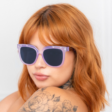 Load image into Gallery viewer, Coco - Lilac Wayfarer Sunglasses

