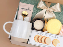 Load image into Gallery viewer, Get Well Soon Gift Boxes – Cozy Blanket &amp; Mug Support Set
