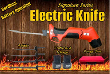Load image into Gallery viewer, Cordless Electric Knife - Carving and BBQ Knife
