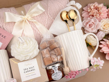 Load image into Gallery viewer, Gift Baskets for Couples – Romantic Blanket &amp; Mug Set
